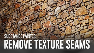 Remove Textures seams Easy and Fast - SUBSTANCE PAINTER