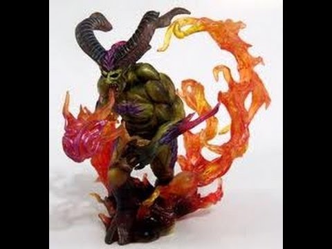 FINAL FANTASY MASTER CREATURES IFRIT FIGURINE TOY REVIEW - YouTube