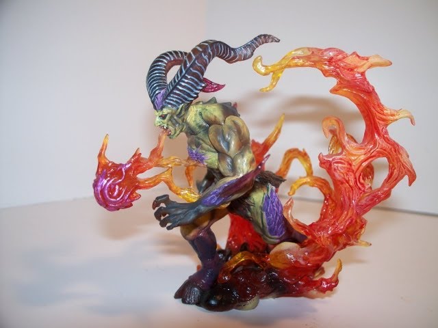 FINAL FANTASY MASTER CREATURES IFRIT FIGURINE TOY REVIEW - YouTube