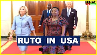 White House Tour - President Biden & Jill take Ruto & Rachel around