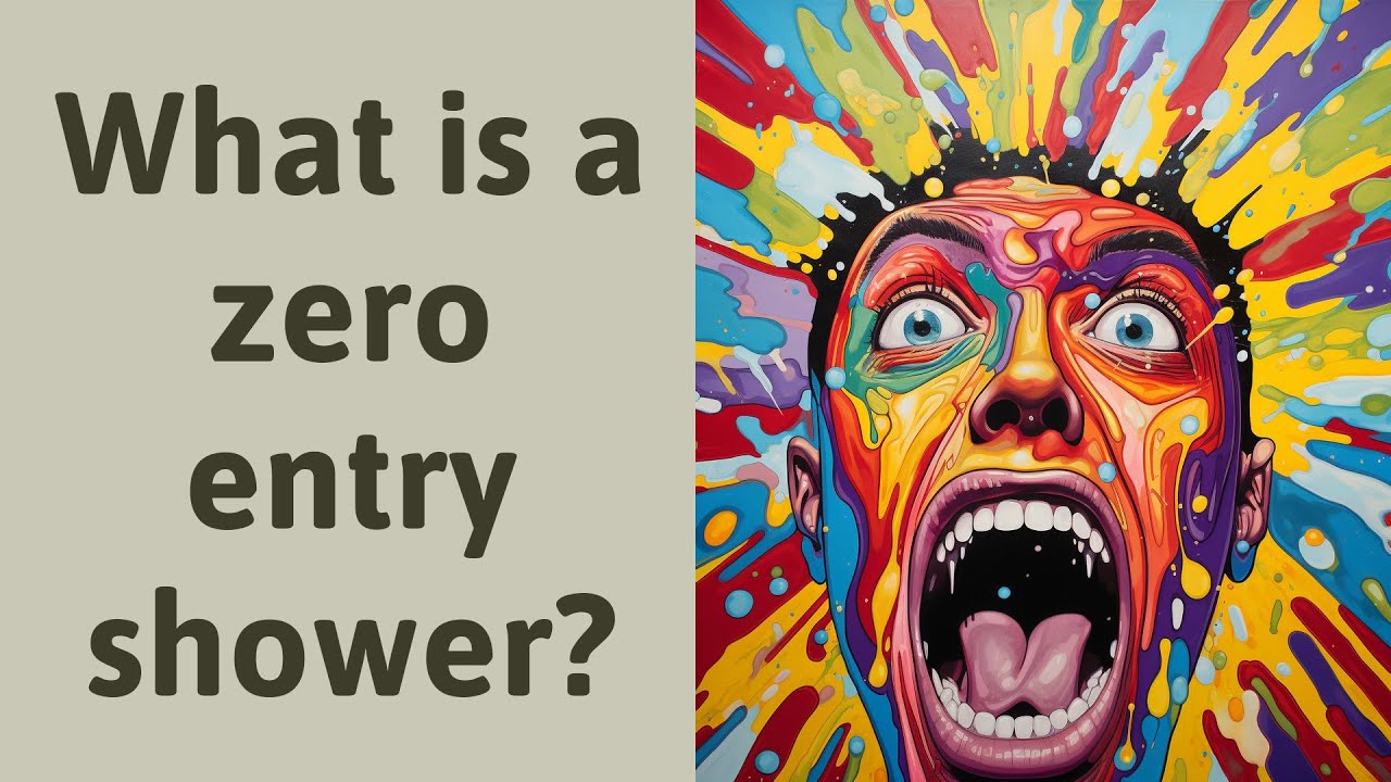 What is a zero entry shower? YouTube