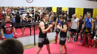 BRUTTO, Семинар Виталия Гуркова по Muay Thai в клубе «Легат». Киев, 26.12.2014