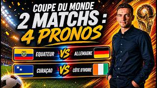2026 World Cup Football Predictions! Ecuador vs. Germany and Curaçao vs. Ivory Coast!