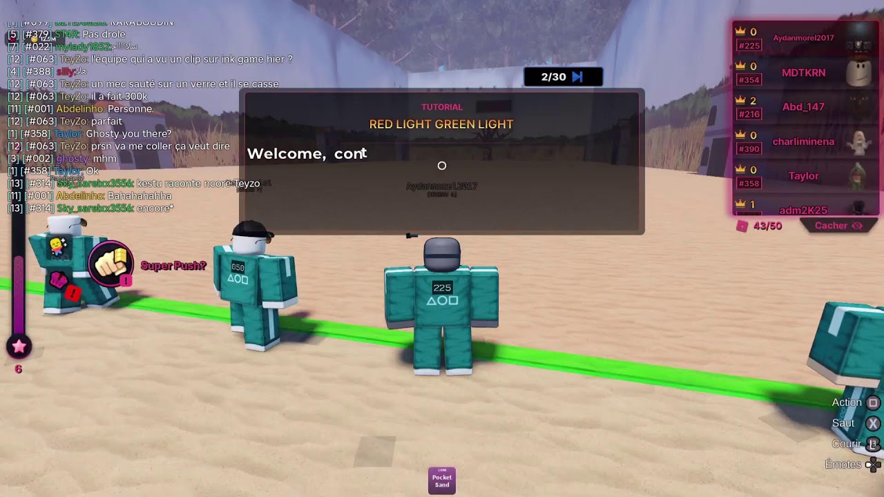 Aujourd'hui averc mon ami on va partisi per o sQuui d game