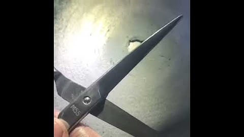 Immediately scrutinize and inspect your sharpened blades by comparing to the edges on a new shear