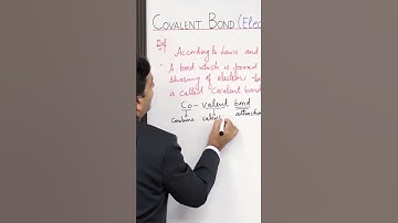 PGC Lectures-Inter Part 1-Fedreal Board-Chemistry-Chapter 3-Covalent Bond