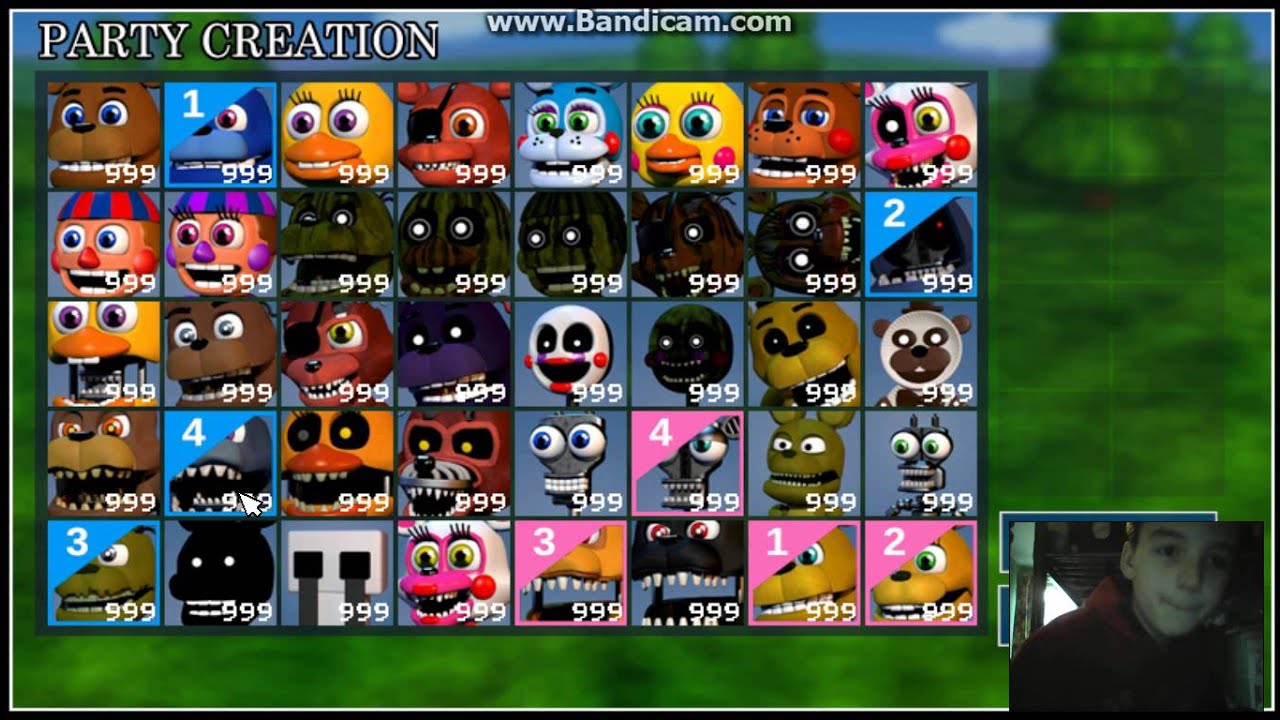 Фнаф ворлд карта