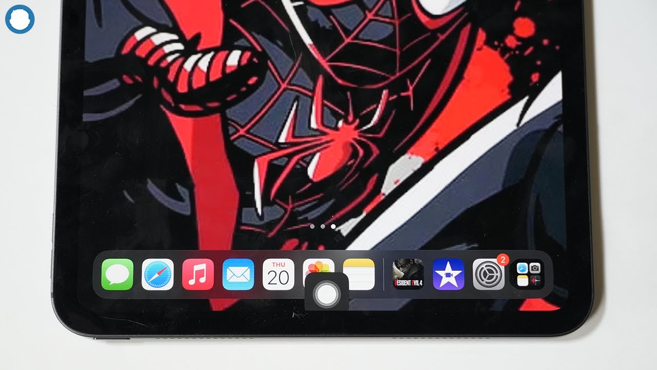 How To Add Home Button to iPad Pro M4 - Assistive Touch - YouTube