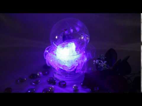 Musical Revolving Dancing Couple Figurine Gift Glass Globe Showpiece