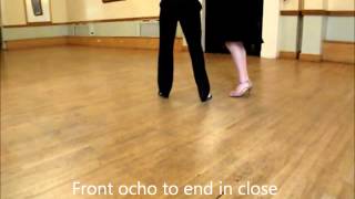 Argentine Tango Lesson 18 - Back ocho / Giro to Right / Check combination Wealth