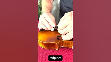 How To Replace A Fine Tuner #violin