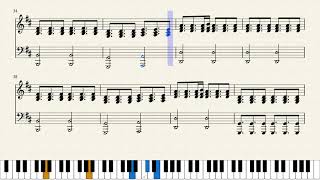 Tyler Cidy - Boyfriend Piano Chords Sheet Music