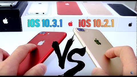 iOS 10.3.1 Vs 10.2.1 Comparison iPhone 7 Plus