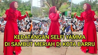 sambutan meriah kedatangan selfi di kota barru