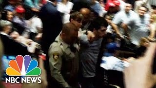 Man Arrested At Donald Trump's Las Vegas Rally, Threatens Candidate's Life | NBC News