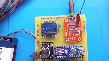 Build a portable FM transmitter with Arduino