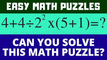 5 Easy Math Puzzles To Test Your Mathematical Skills