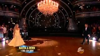 Nastia Liukin, Derek Hough & Len Goodman - Viennese Waltz