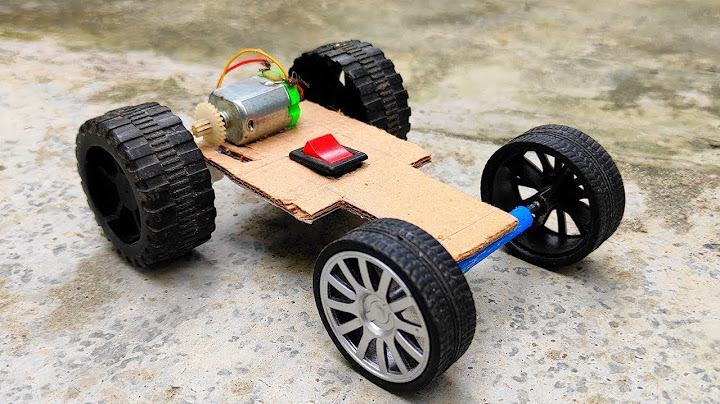 How To Make Dc Motor Car At Home | Mini Car