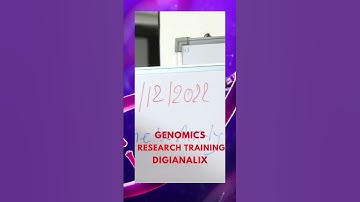 Genomics Research Training @ Digianalix  #shots #bioinformatics #biotechnology #genomics