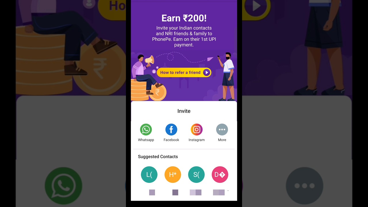 🔥PhonePe App Se Paisa Kaise Kamaye | PhonePe Refer and Earn 200/- 