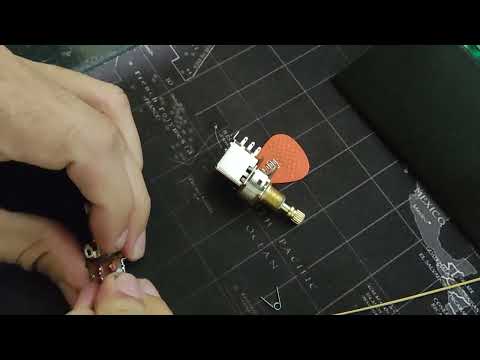 Consertando potenciômetro push pull wah do Aliexpress (Ative a legenda)