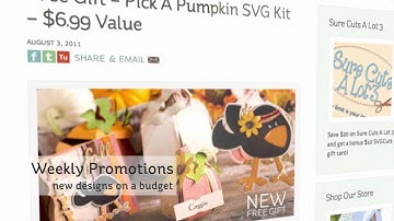 Sizzix eclips and SVGCuts.com