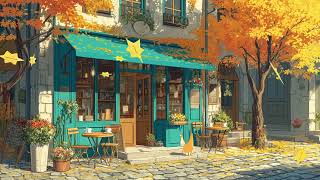 Autumn Café Vibes 🍂 Lofi Music for Study & Relax ☕ Peaceful Fall Ambience in a Small Town