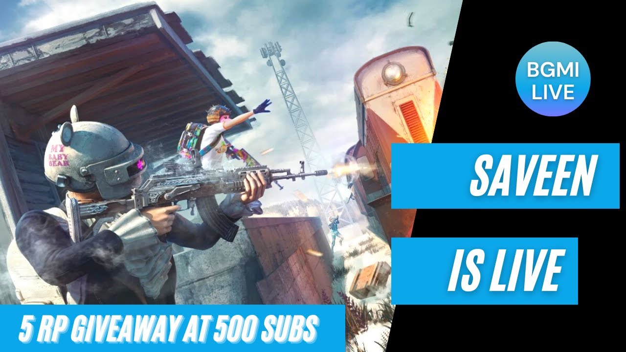 Saveen Rp BGMI on ios | 5 RP GIVEAWAY | SAVEEN IS LIVE | lets gooo - YouTube