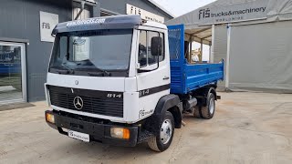 MERCEDES BENZ 814 4x2 tipper - PERFECT - FIŠ TRUCKS SLOVENIA