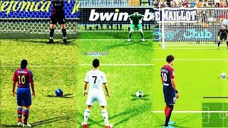 Penalty Kicks From PES 96 to 19