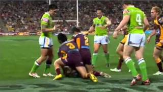 Highlights: brisbane v canberra at suncorp stadium.