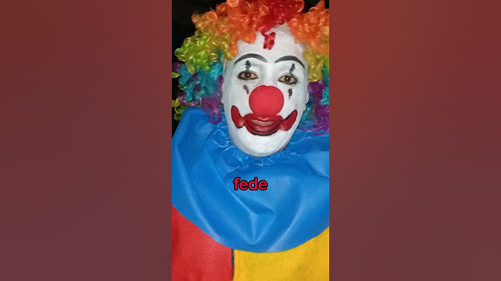 EL PAYASO NUEVO LE DEJA UN MENSAJE A @fedevigevani 😱✋️