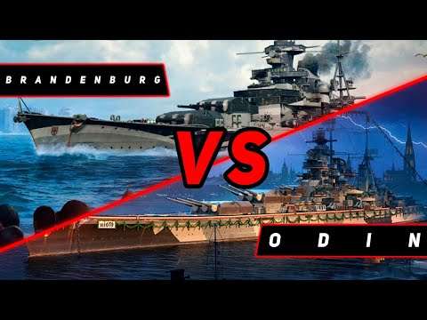 ЛИНКОР ODIN B VS BRANDENBURG! ЧТО ОКАЖЕТСЯ СИЛЬНЕЕ?! VKPLAY TWITCH BOOSTY YOUTUBE МИР КОРАБЛЕЙ