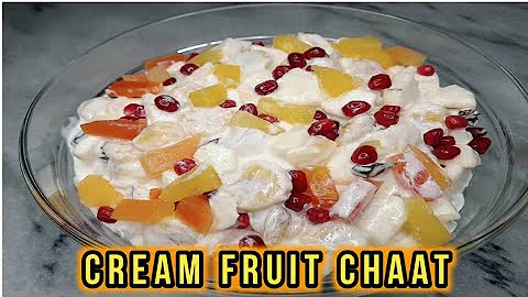 Creamy Fruit Chaat Recipe | Special Ramadan Recipe | Iftari Ideas Recipe | Cooking Drive