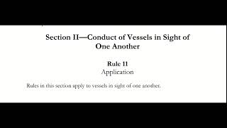 Rule 11: Application of Section II