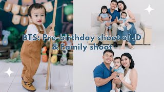 BTS: Pre-birthday shoot of JD + Family shoot