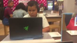 Playing the windows xp startup earrape sound at Max volume
