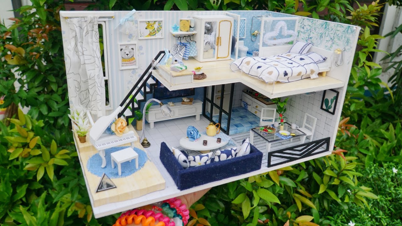 BEAUTIFUL DIY MINIATURE HOUSE LOFT / LIGHT SHADOW OF TIME / Nanay Qhey Miniatures