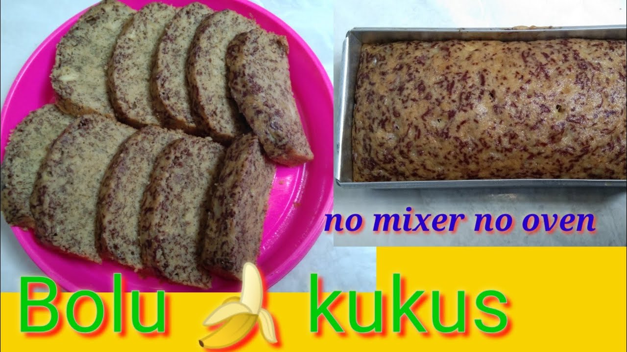 Bolu pisang kukus no mixer no oven simple ll how to make steamed banana