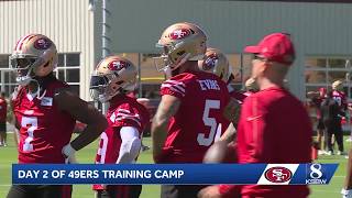 49ers training camp  day 2 highlights Super Bowl goals and resilience