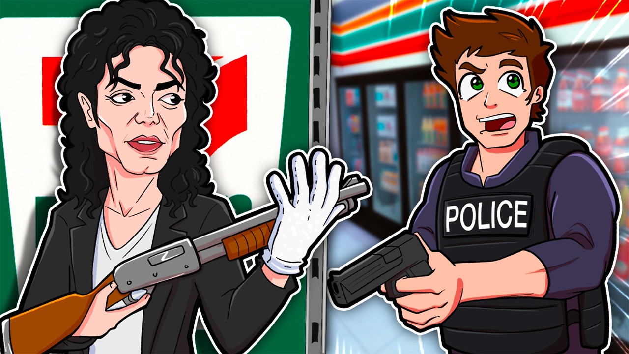MICHAEL JACKSON RAPINA UN NEGOZIO IN VR A POGGIBONSI! HA UCCISO TUTTI I POLIZIOTTI! *HEE HEE*