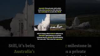 14 Seconds!  #ErisRocket #AustraliaSpace #RocketCrash #shorts #SpaceExploration #DidYouKnow #Space