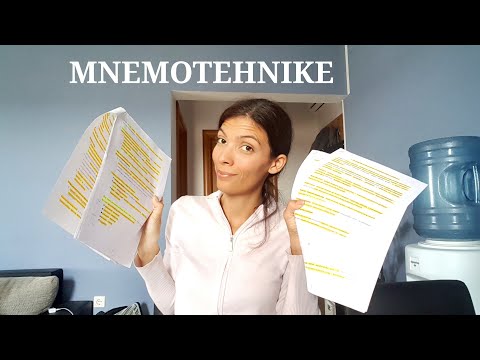 Mnemotehnike za lakše zapamćivanje | Marija Vlahović