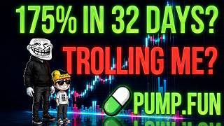Pump.fun Coin Pumps 175% in 32 Days? Are They Trolling? Solana Meme Coin Trading Tips & Strategy SOL