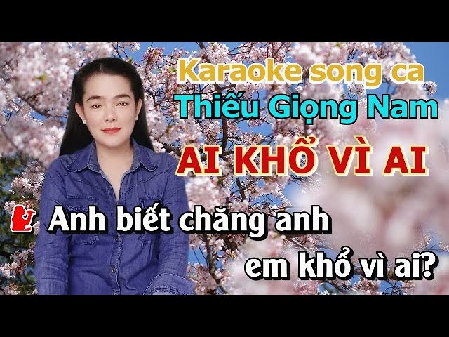 Karaoke Đêm Tóc Rối  Thiếu Giọng Nam  Song Ca Cùng Hoàng Châu  YouTube