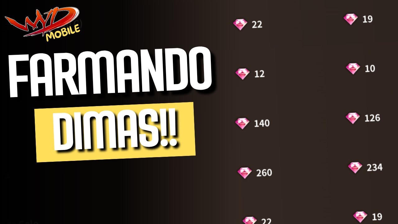 O segredo pra FAZER DIMAS que não te contaram no WYD MOBILE