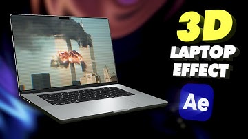 3D Laptop Animation in After Effects - No Blender