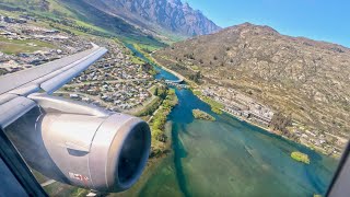 Stunning take-off from Queenstown Airport