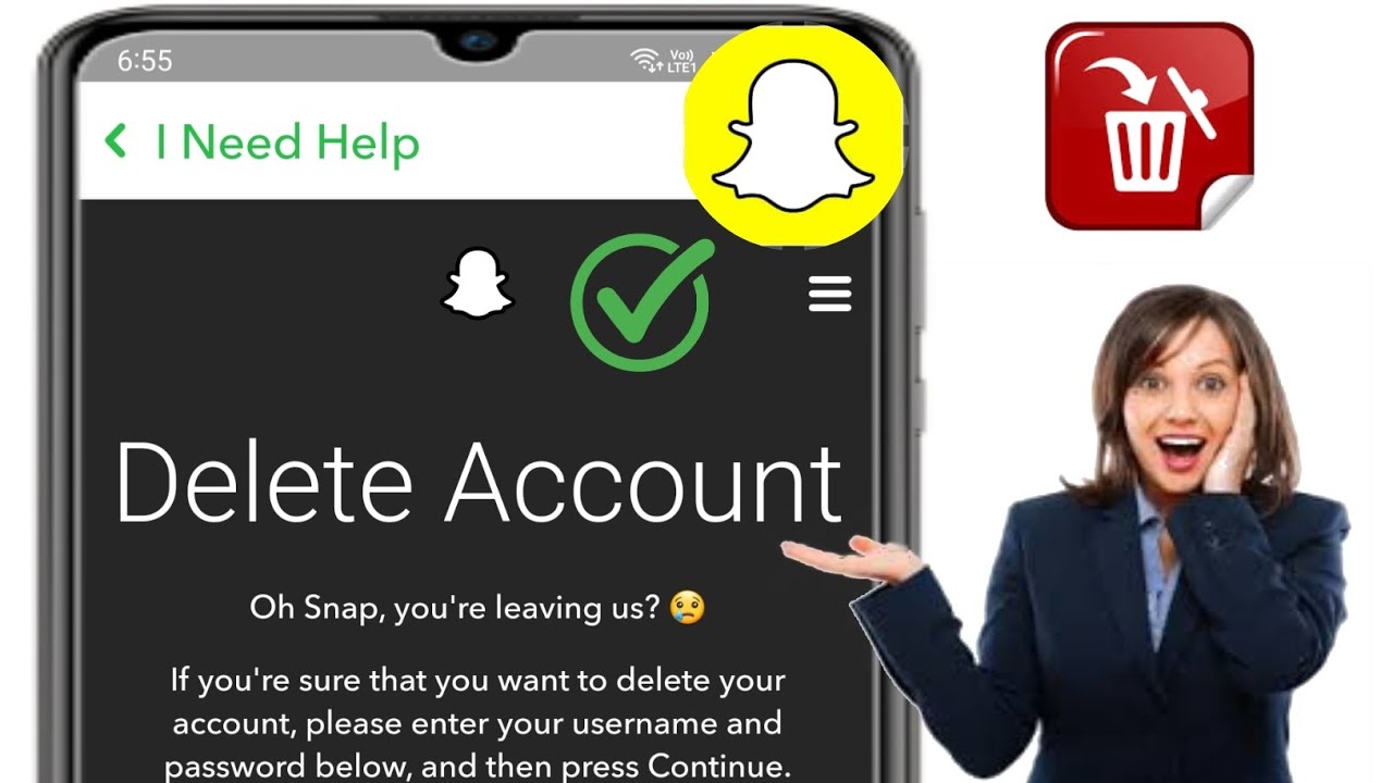 Cara Menghapus Akun Snapchat Secara Permanen (Update Baru 2024) YouTube